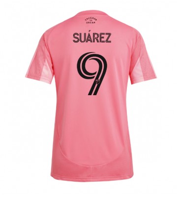 Inter Miami Luis Suarez #9 Hjemmebanetrøje Dame 2025-26 Kortærmet